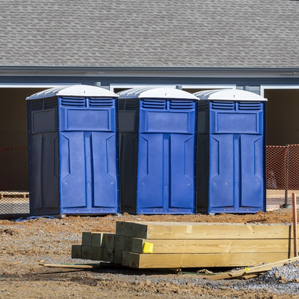 how do you ensure the portable restrooms are secure and safe from vandalism during an event in Cherryvale